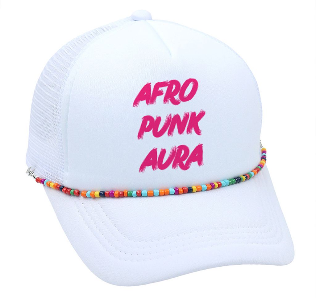 Partybead Truckerhat: White Noise