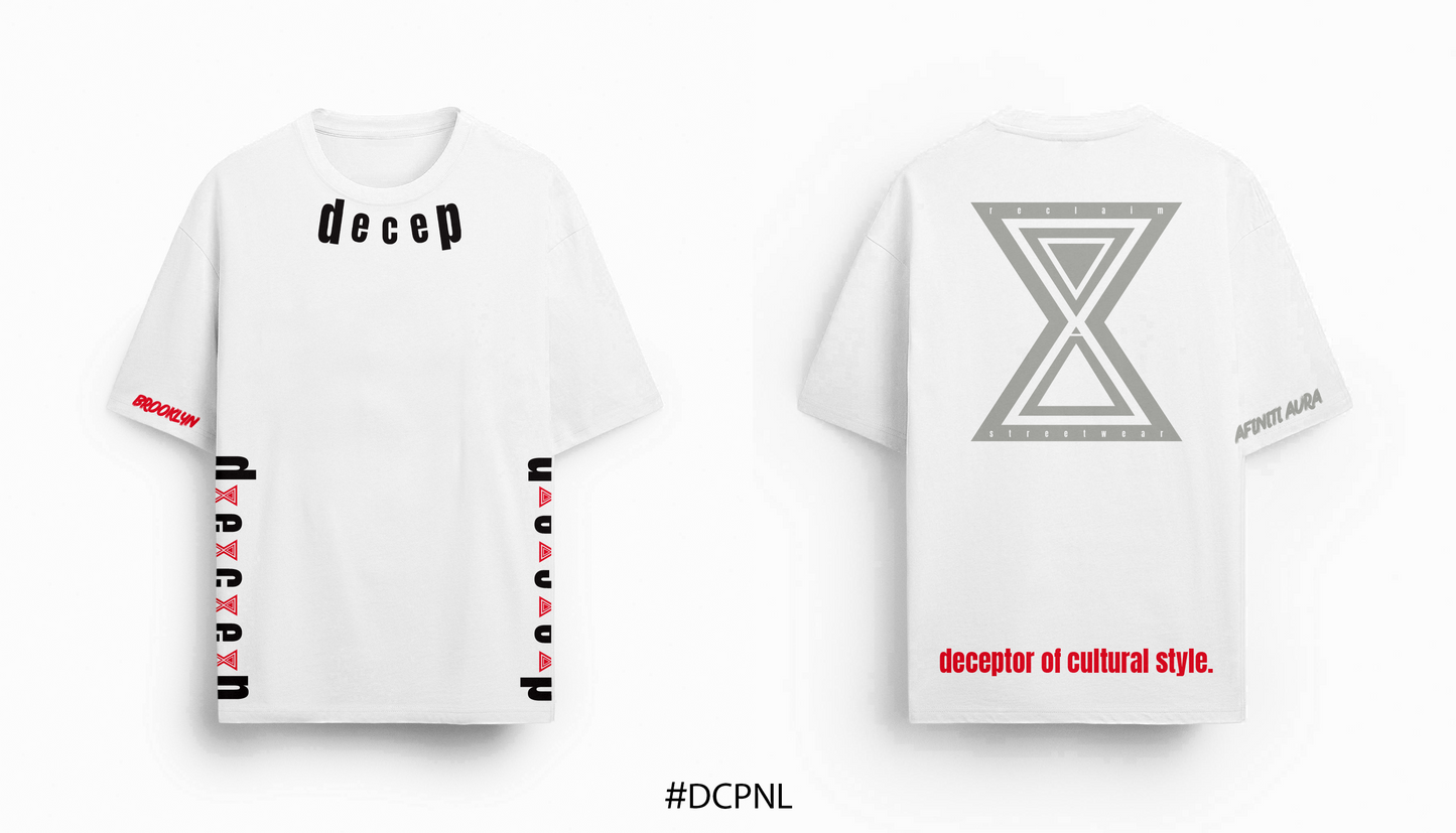Decep Moto Tee: Necklace