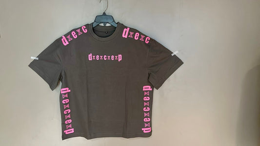 Decep Moto Tee: Black Bone