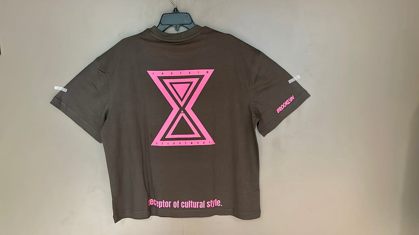 Decep Moto Tee: Black Bone