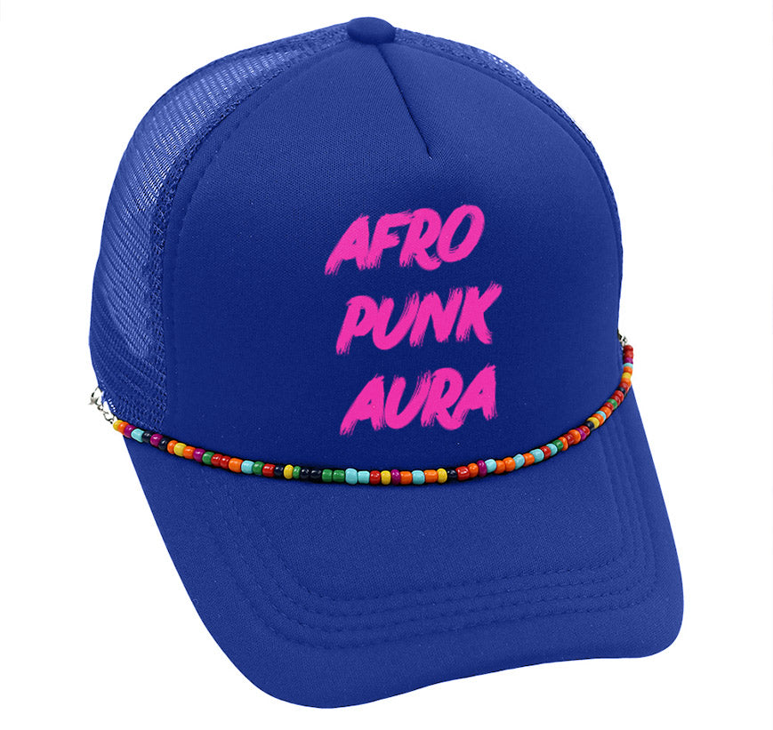 Partybead Truckerhat: Crown Blu